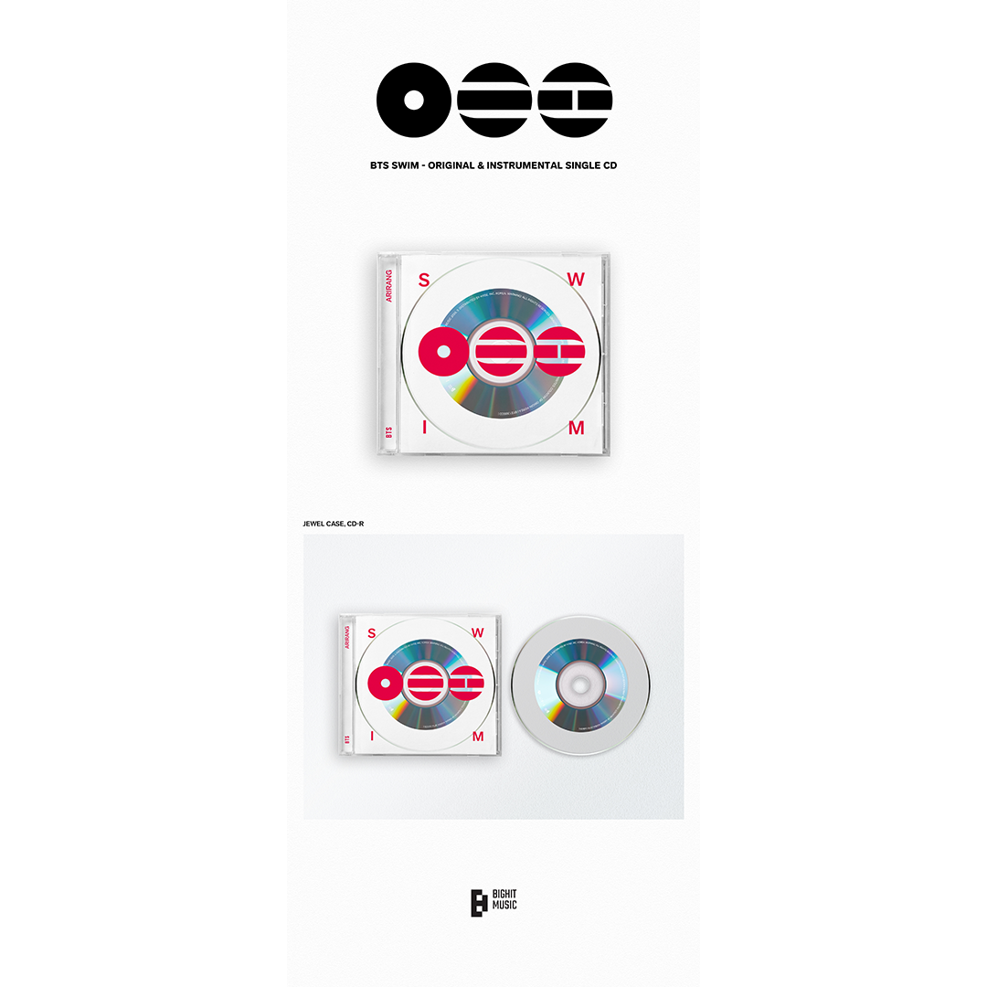 BTS SWIM - Original & Instrumental Single CD Packshot