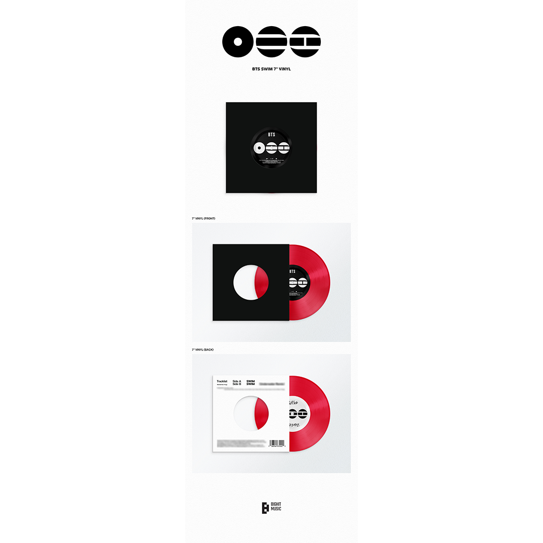BTS SWIM 7" Vinyl Expanded